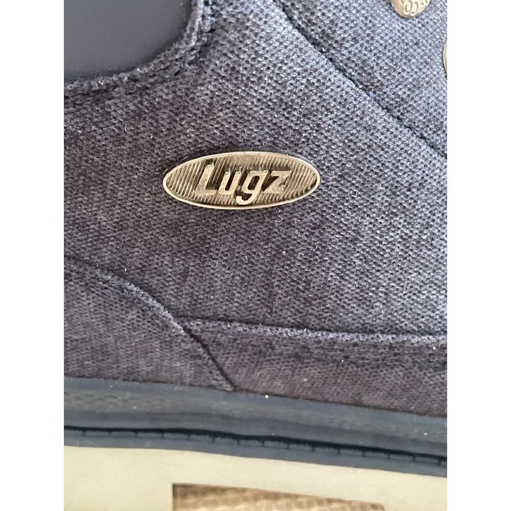 Lugz,‎ Navy Fabric, Thick tread, Comfort Padding, Men's size 11